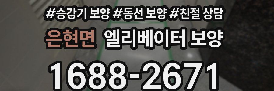 은현면 엘리베이터 보양