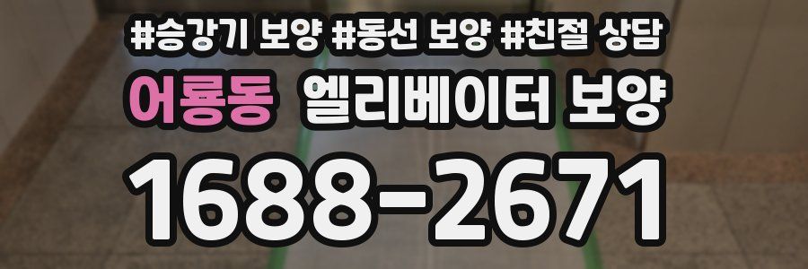 어룡동 엘리베이터 보양