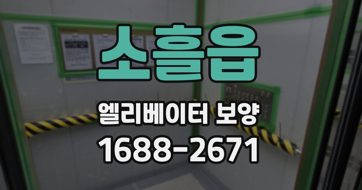 소흘읍 엘리베이터 보양