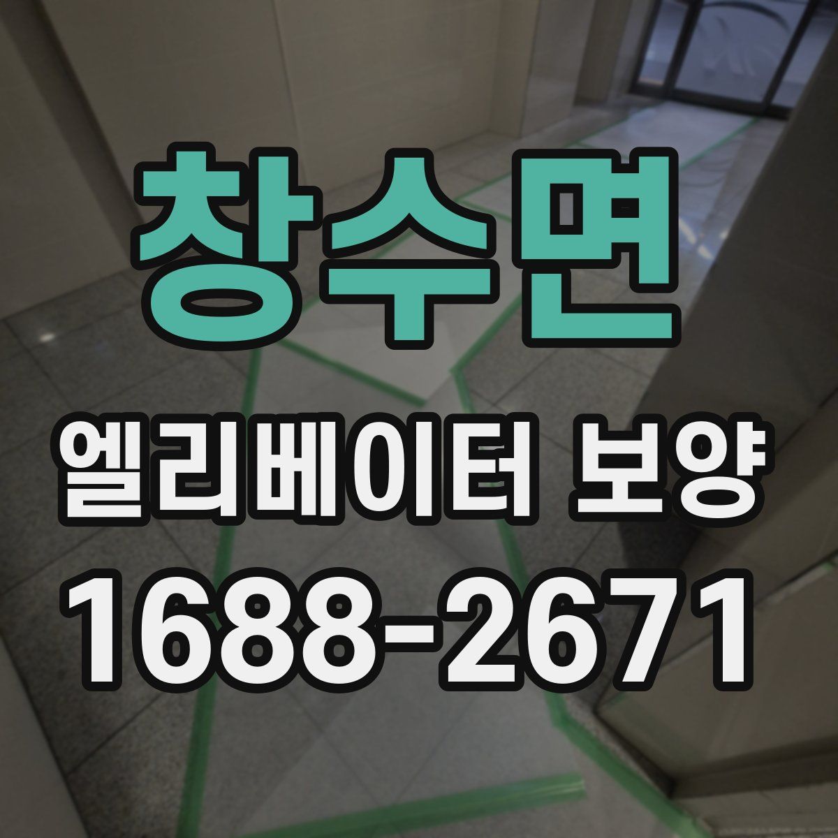 창수면 엘리베이터 보양