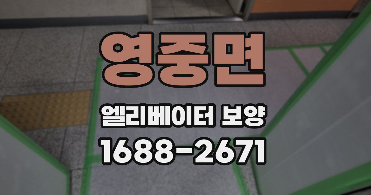 영중면 엘리베이터 보양