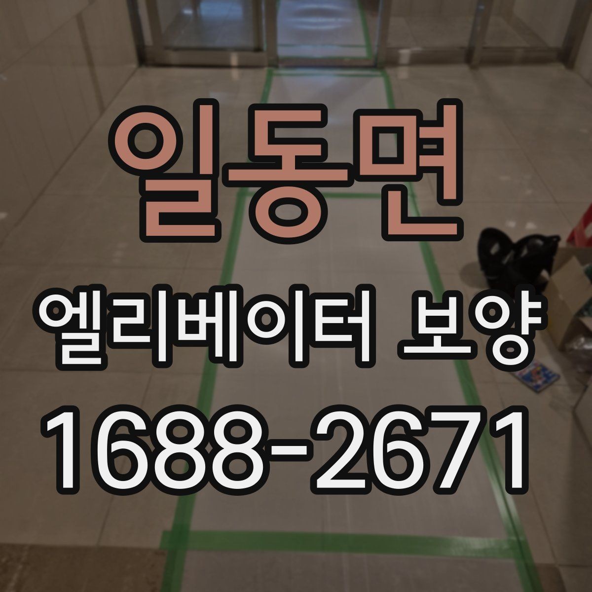 일동면 엘리베이터 보양 작업 전후 사진이 중요한 이유