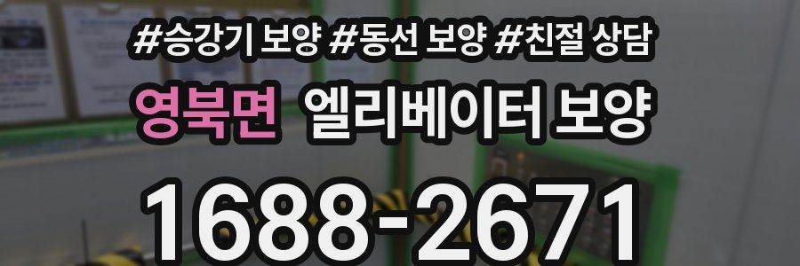 영북면 엘리베이터 보양