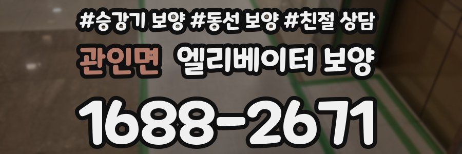 관인면 엘리베이터 보양