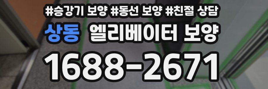 상동 엘리베이터 보양