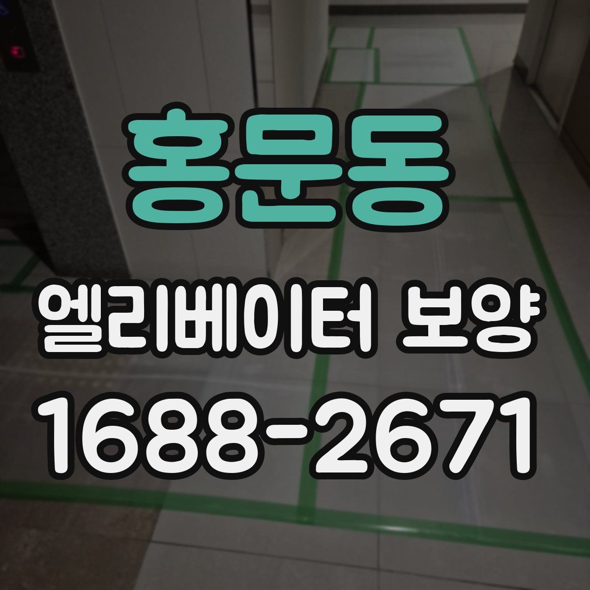 홍문동 엘리베이터 보양