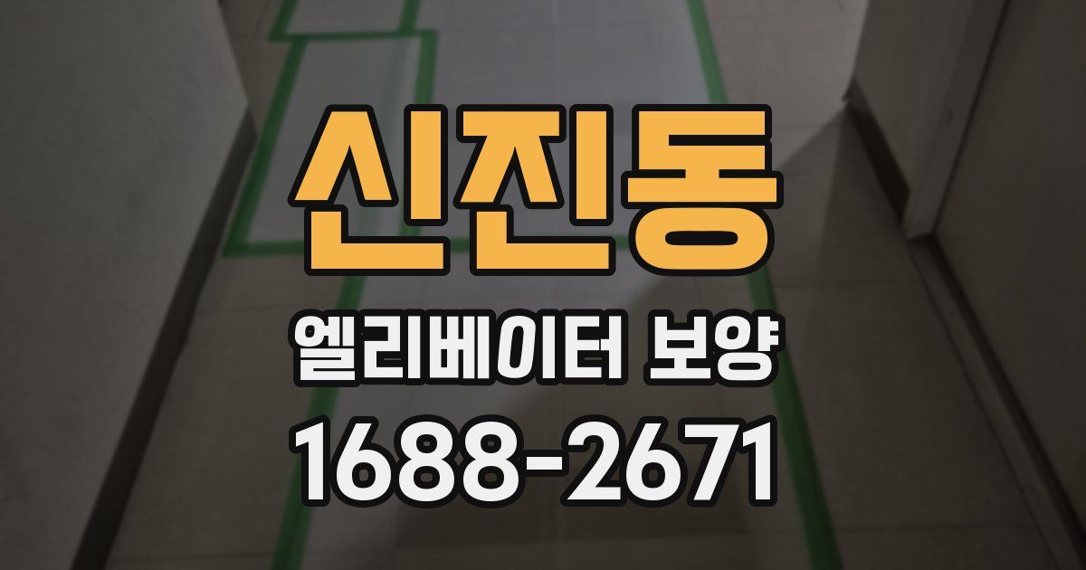 신진동 엘리베이터 보양
