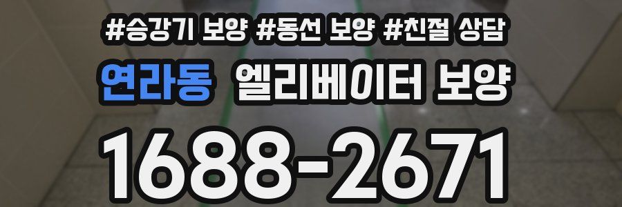 연라동 엘리베이터 보양