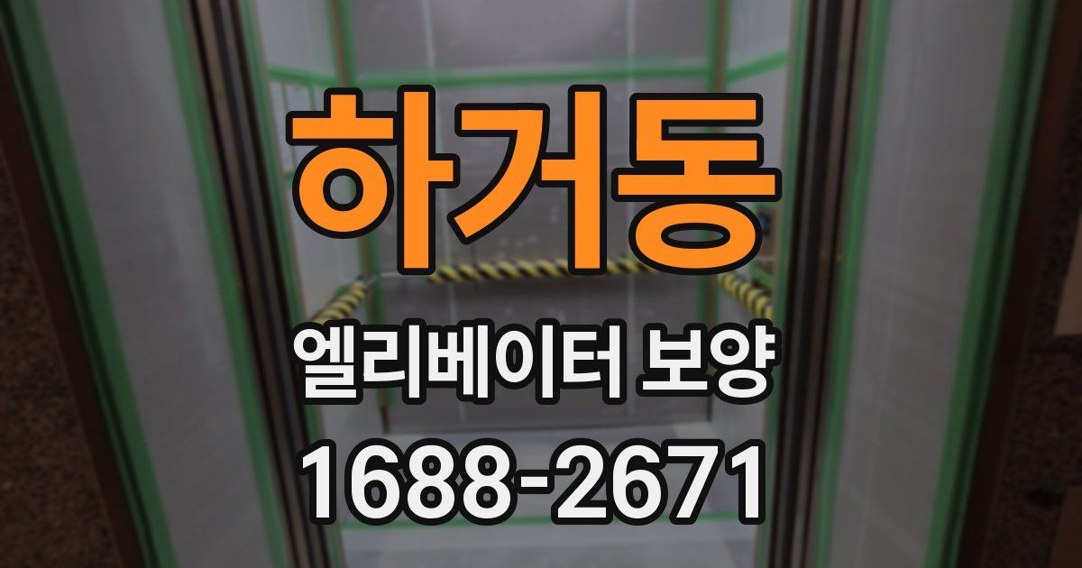 하거동 엘리베이터 보양