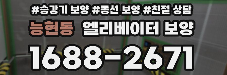 능현동 엘리베이터 보양