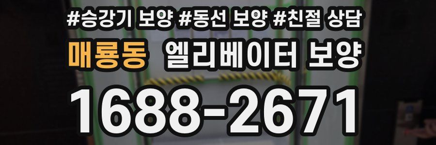 매룡동 엘리베이터 보양