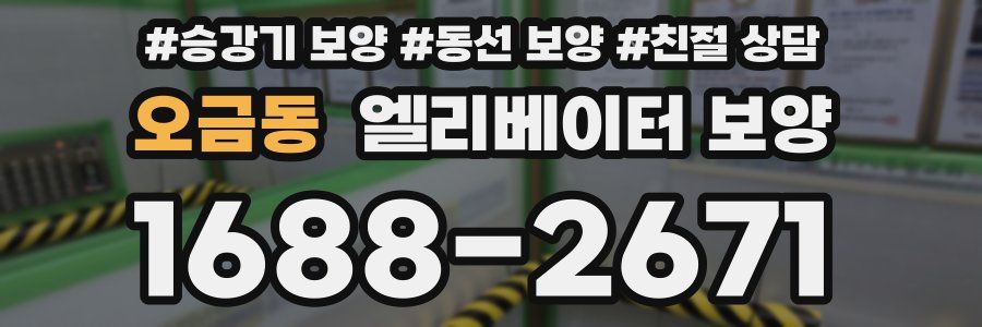 오금동 엘리베이터 보양