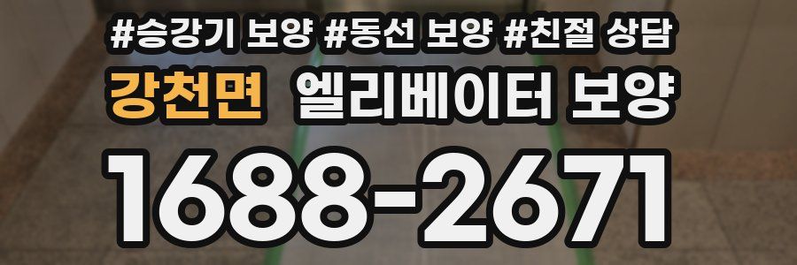 강천면 엘리베이터 보양