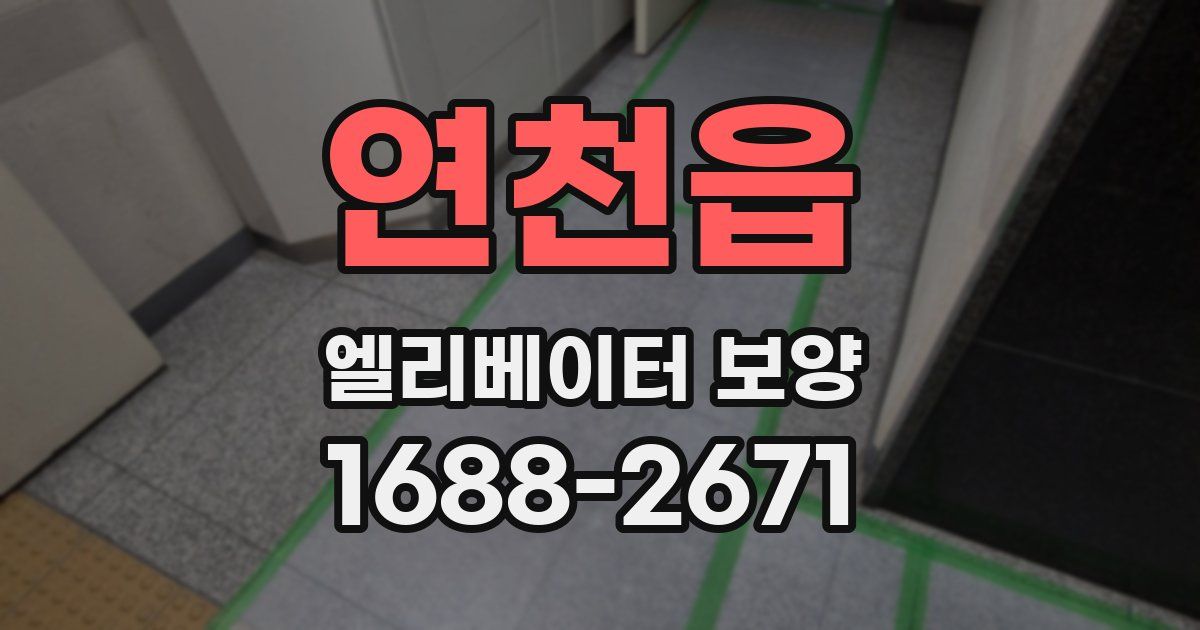 연천읍 엘리베이터 보양