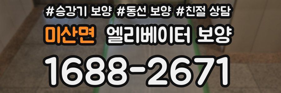 미산면 엘리베이터 보양