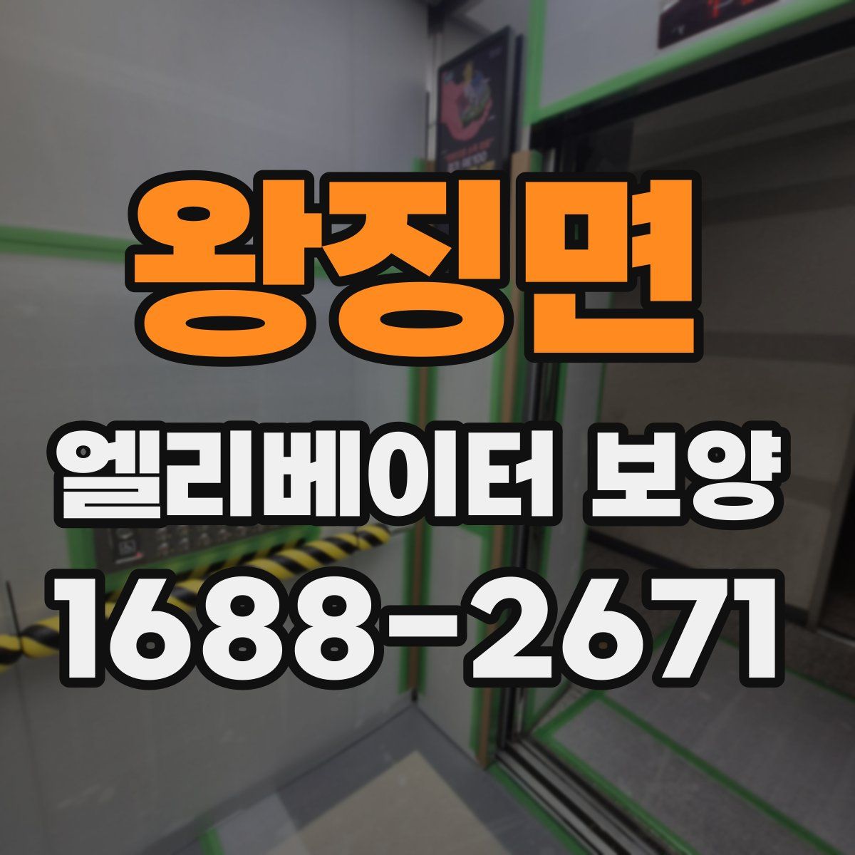 왕징면 엘리베이터 보양