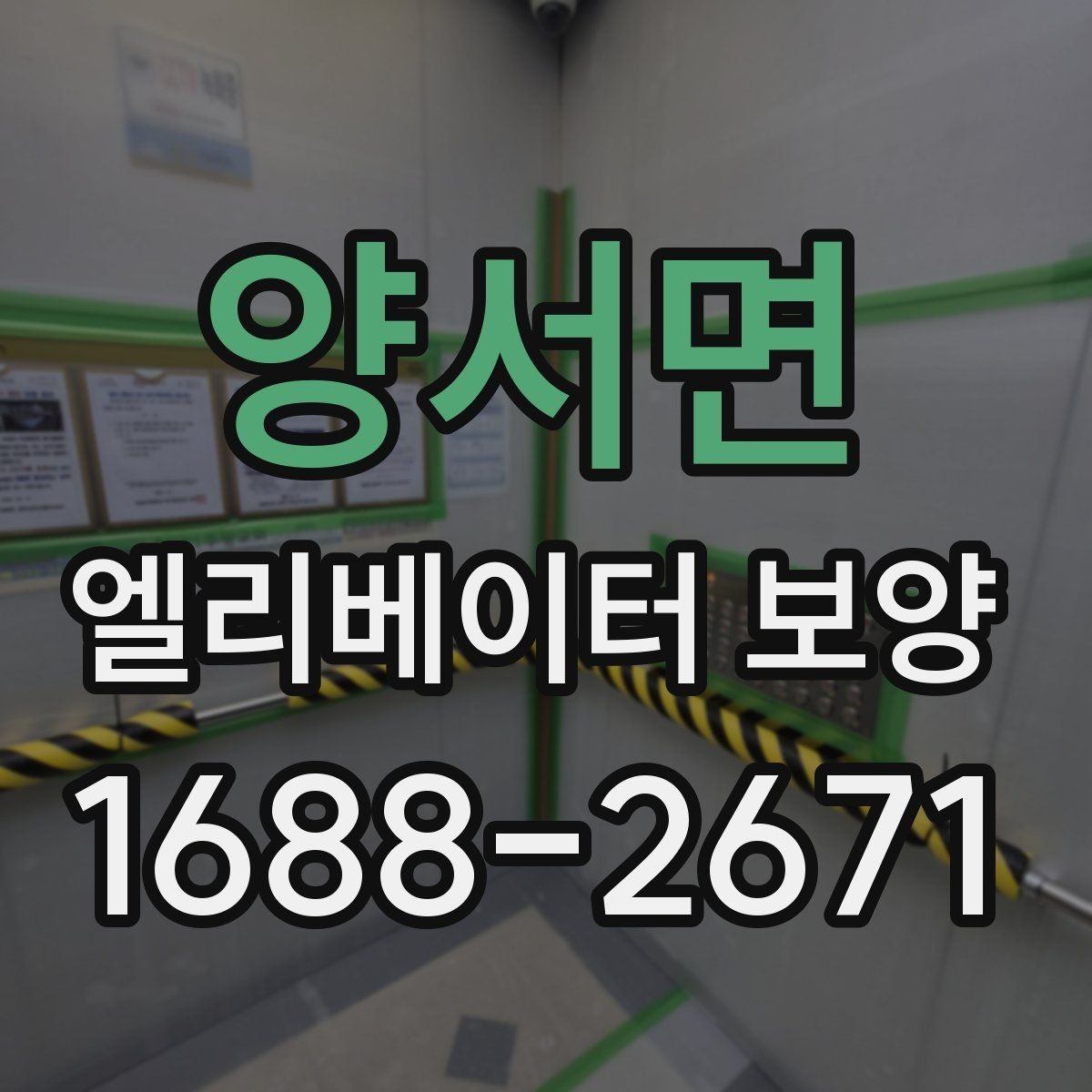 양서면 엘리베이터 보양 설치 전 주의할 부분