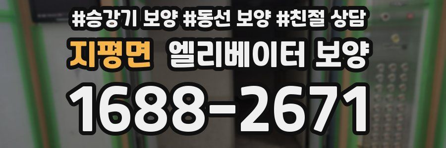 지평면 엘리베이터 보양