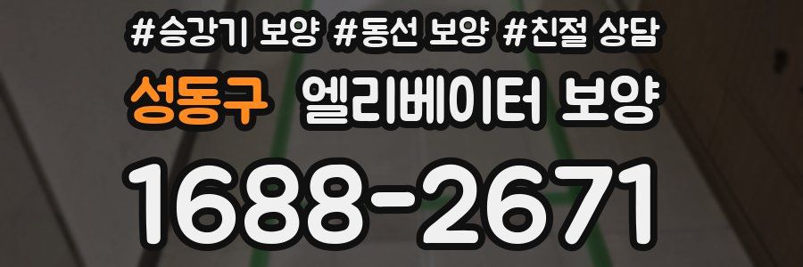 성동구 엘리베이터 보양