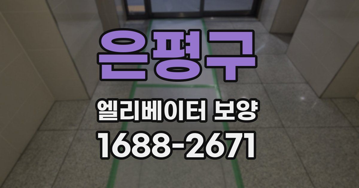 은평구 엘리베이터 보양