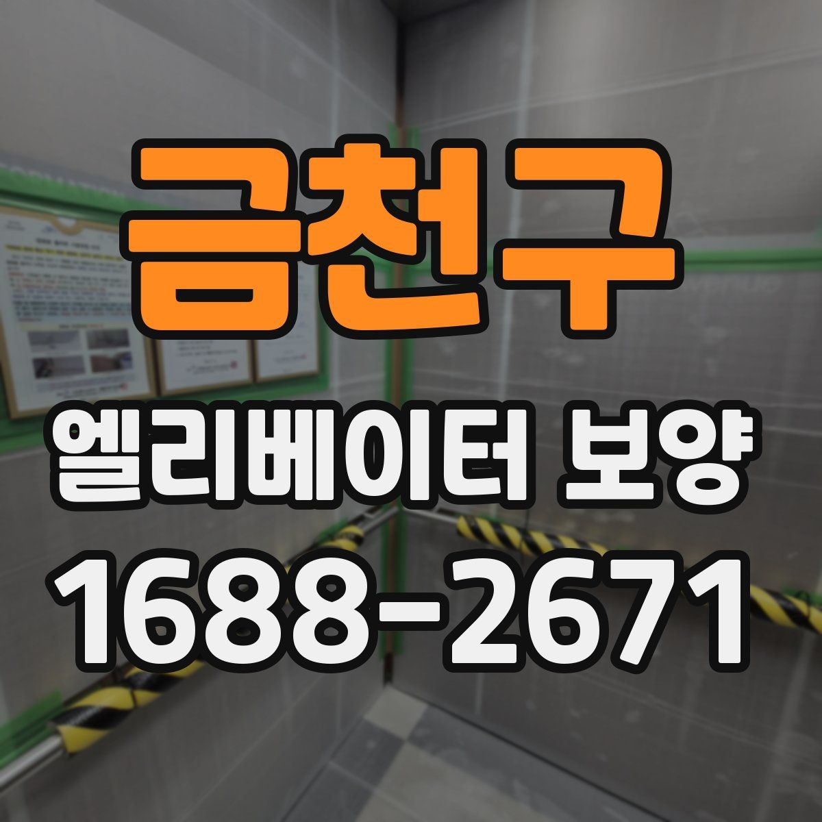 금천구 엘리베이터 보양