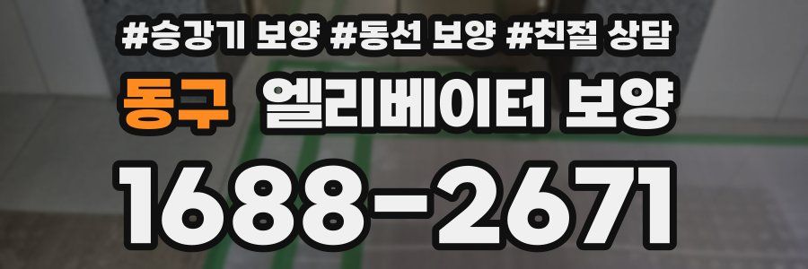동구 엘리베이터 보양