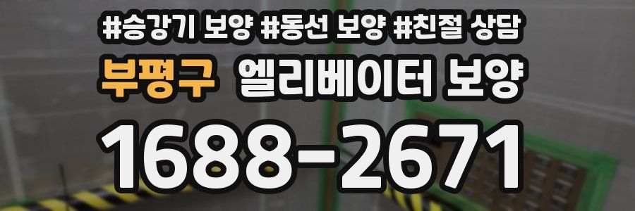 부평구 엘리베이터 보양