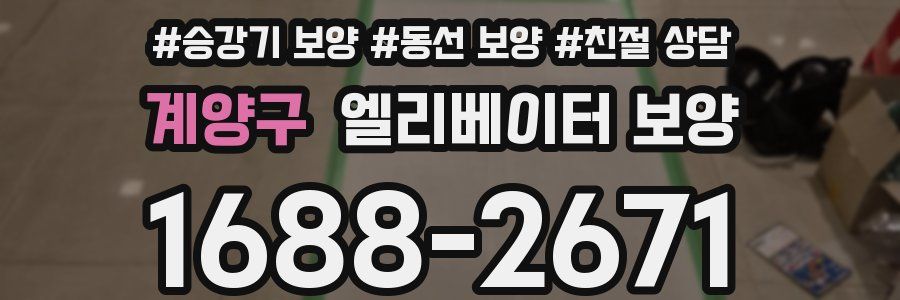 계양구 엘리베이터 보양