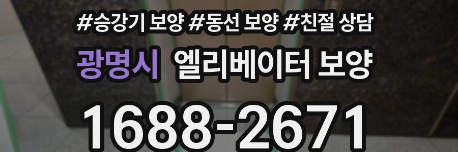 광명시 엘리베이터 보양