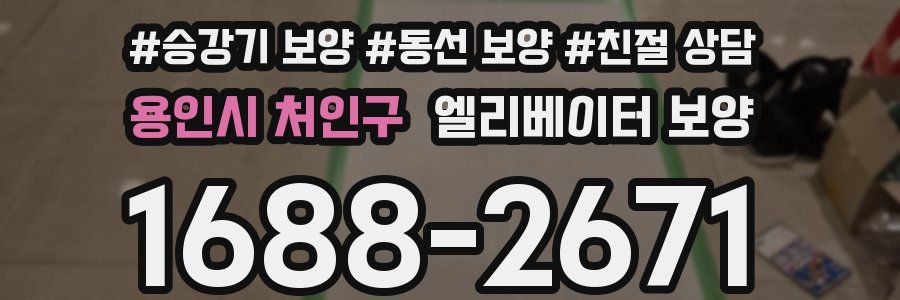 용인시 처인구 엘리베이터 보양