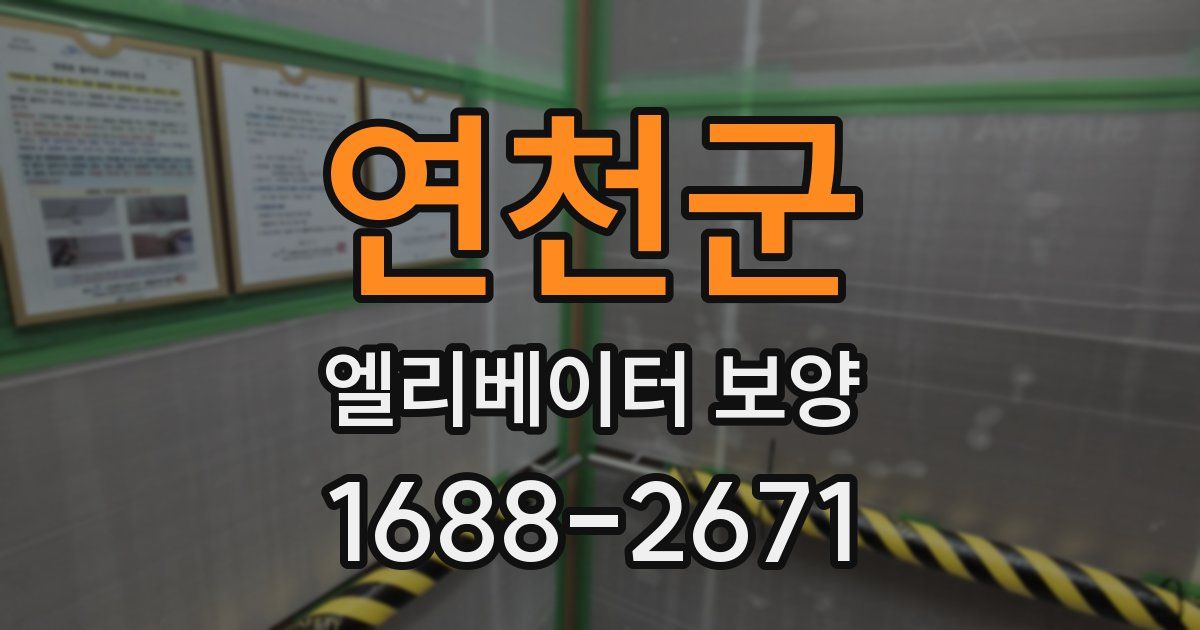 연천군 엘리베이터 보양