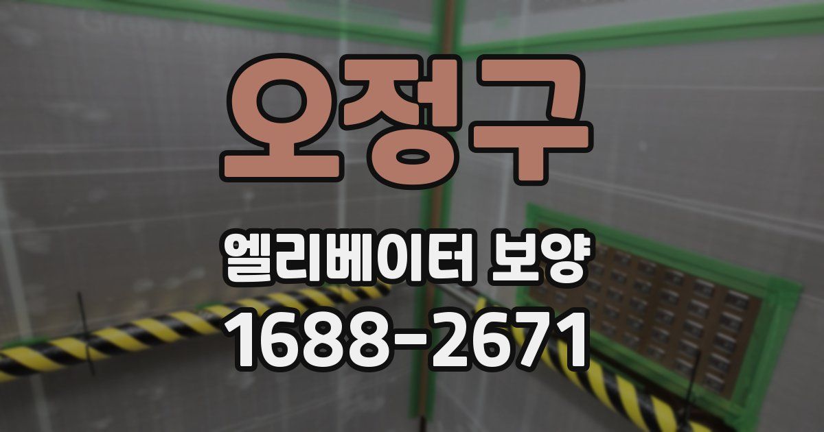 오정구 엘리베이터 보양