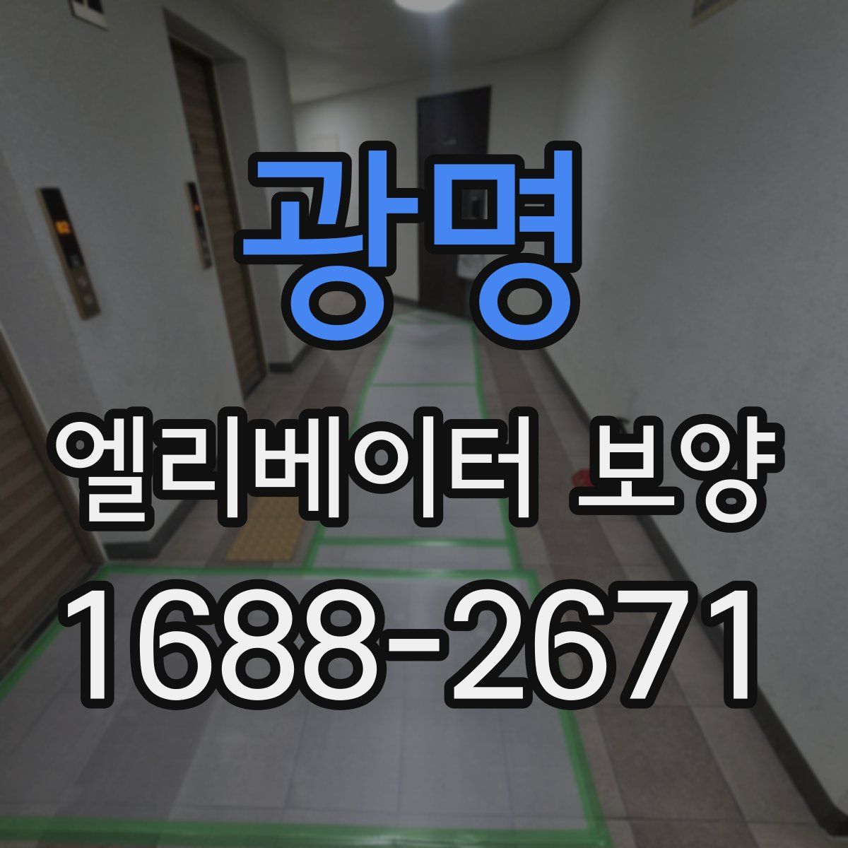 광명 엘리베이터 보양