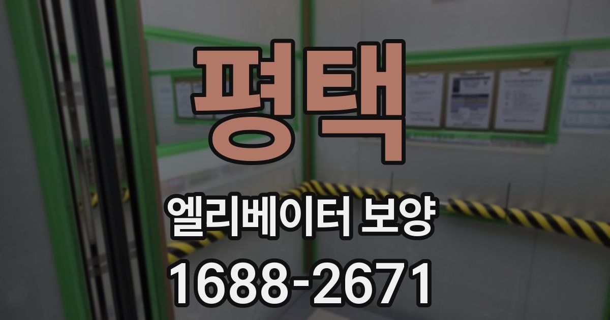 평택 엘리베이터 보양