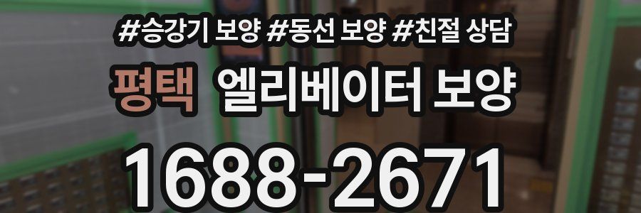 평택 엘리베이터 보양