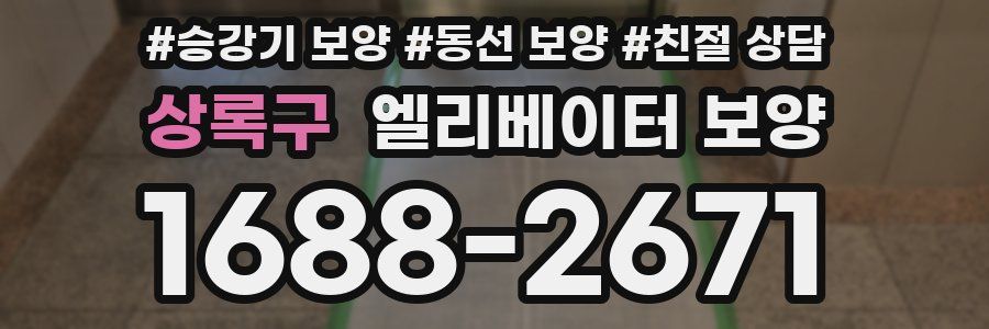 상록구 엘리베이터 보양