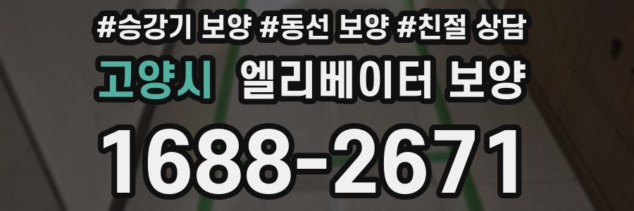 고양시 엘리베이터 보양