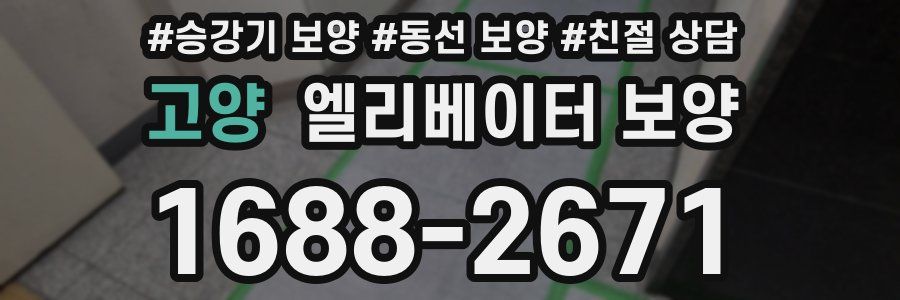고양 엘리베이터 보양