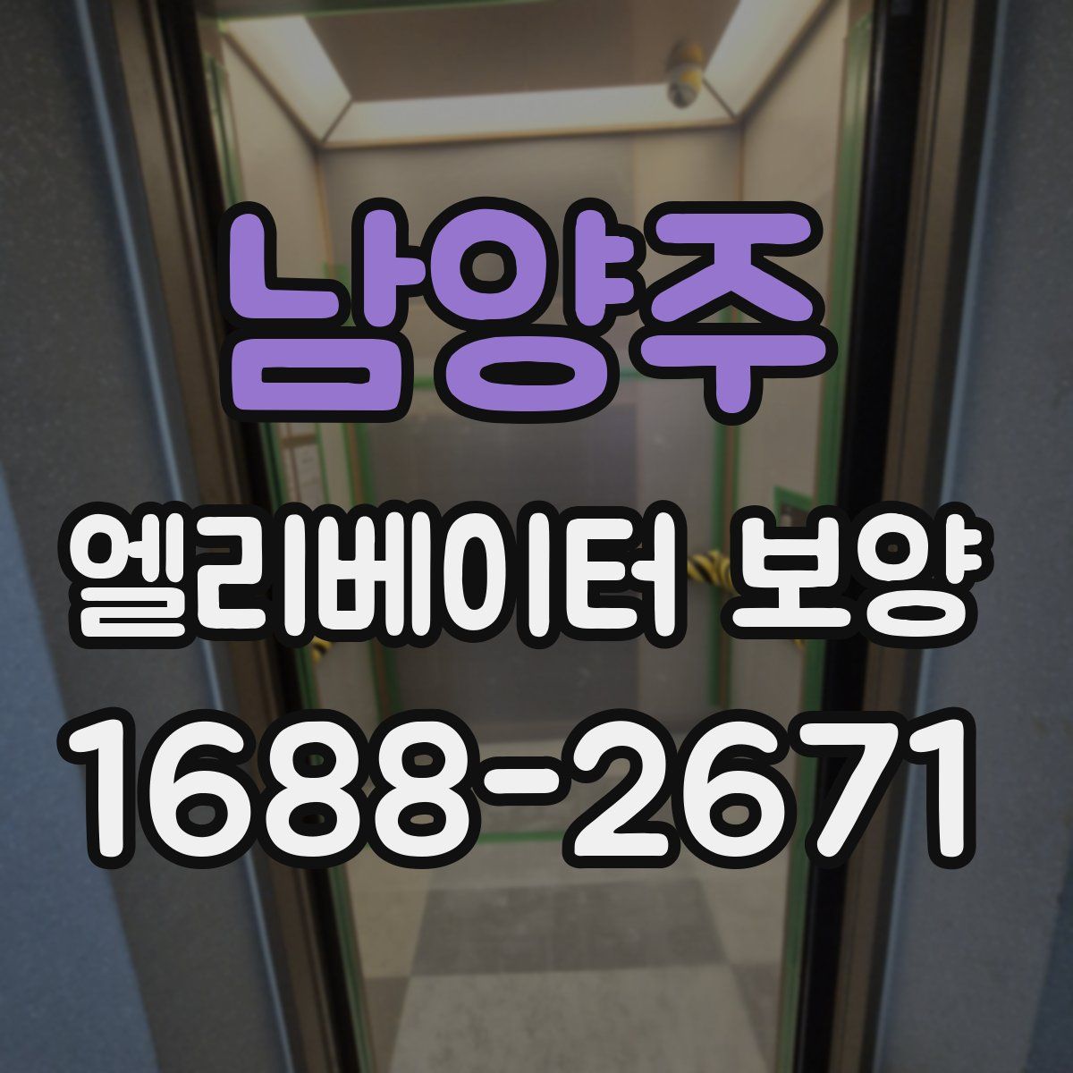남양주 엘리베이터 보양