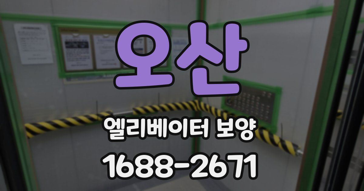 오산 엘리베이터 보양