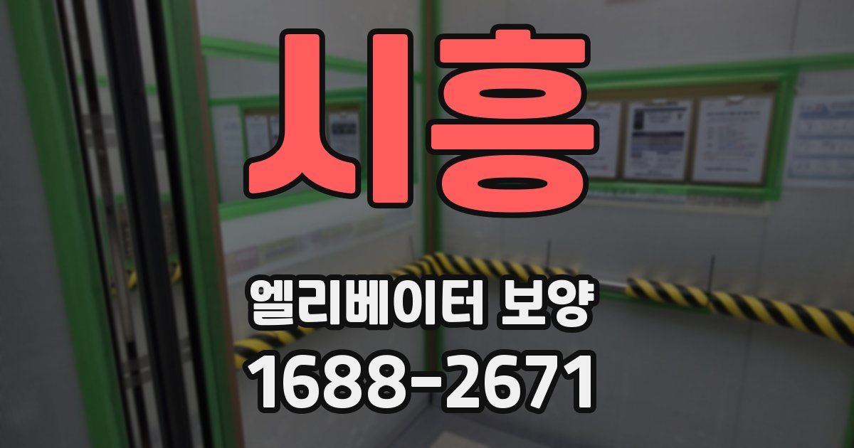 시흥 엘리베이터 보양