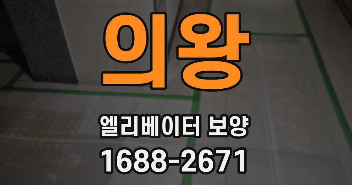 의왕 엘리베이터 보양