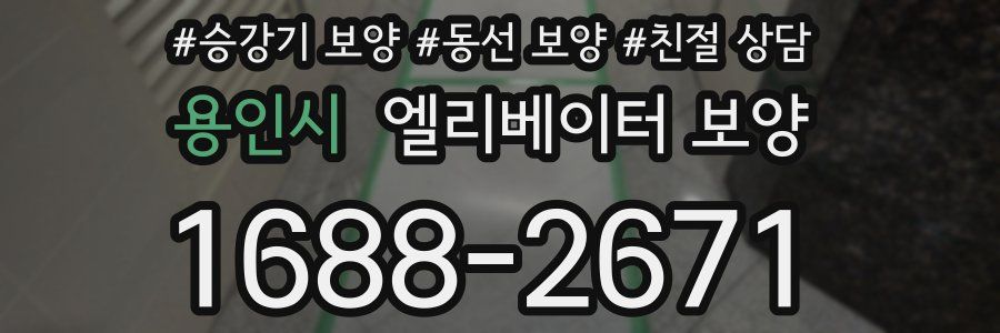 용인시 엘리베이터 보양
