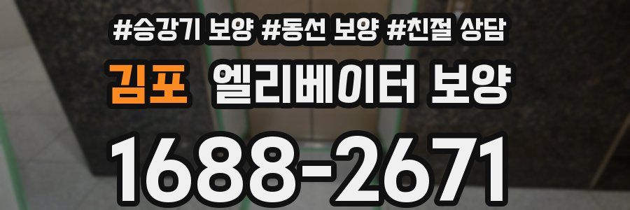 김포 엘리베이터 보양