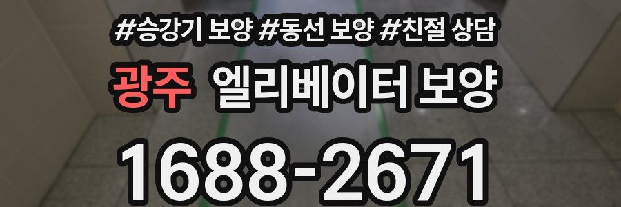 광주 엘리베이터 보양