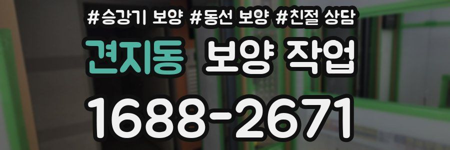 견지동 보양 작업