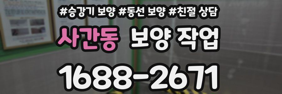 사간동 보양 작업