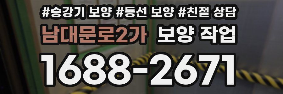 남대문로2가 보양 작업