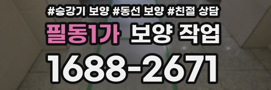 필동1가 보양 작업