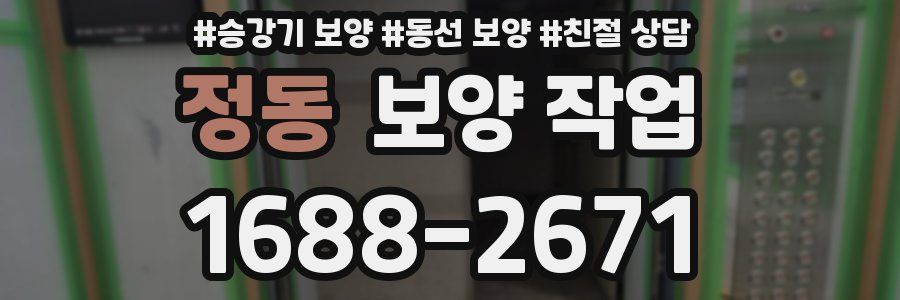 정동 보양 작업